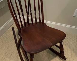 Nichols & Stone Windsor Spindle Back Rocking Chair
