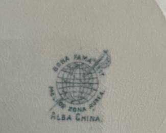 Alba China Blue & White Floral Chamber Pot