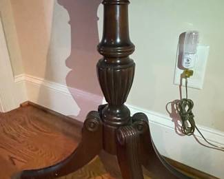 Vintage Mahogany Flip Top Pedestal Card Table