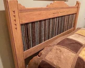 Rustic Log and Wood Bed Frame