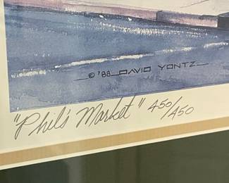 David Yontz 'Phil's Market' Limited Edition Print