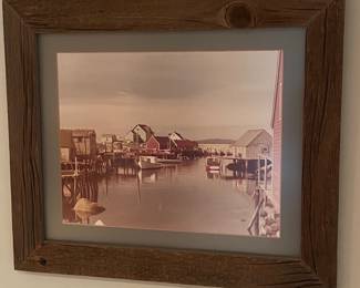 Peggy's Cove Fishing Village Framed Print by Gregory Ballos