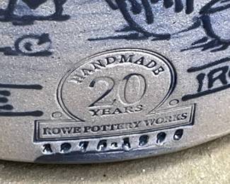Rowe Pottery Works 20th Anniversary Commemorative Crock
