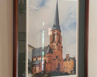 David Yontz Signed Limited Edition Print 'All Saints' Spire'