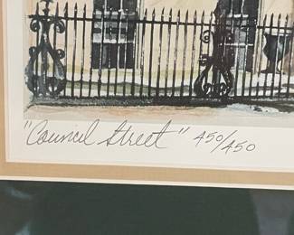 David G. Yontz, 'Council Street' Limited Edition Print