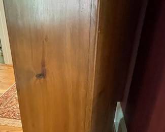 Rustic Pine Jelly Cupboard with Drawer