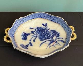 Victorian Aesthetic Movement Porcelain Serving Dish