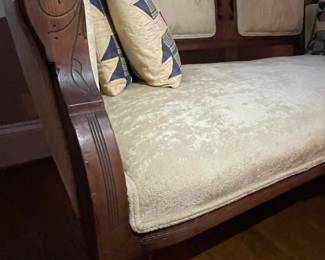Eastlake Victorian Walnut Settee