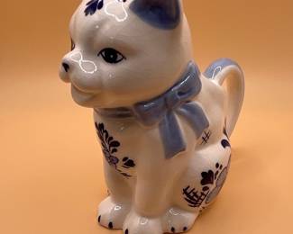 DAIC Delft Blue Cat Creamer