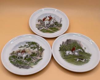 Johann Haviland Sellmann Vohenstrauss Fox Hunting Plates