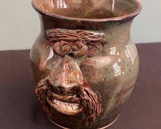Face Jug Mug by Potts