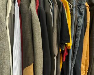 Assorted Men's Closet Clothing Collection