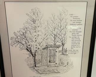 Joe Adcock Signed Limited Edition 'An Institution' Print