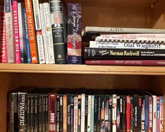 Assorted Books and DVD Collection