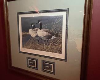 Neal Anderson 1991-92 Nebraska Waterfowl Stamp Print