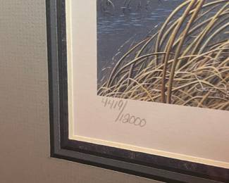 Neal Anderson 1991-92 Nebraska Waterfowl Stamp Print