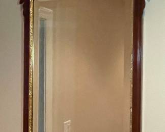 Chippendale Style Mahogany Wall Mirror by Friedman Brothers