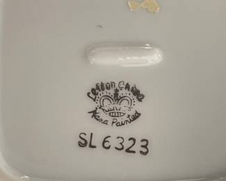 Lefton China Coaster Set with Holder