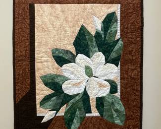 Magnolia Blossom Art Quilt