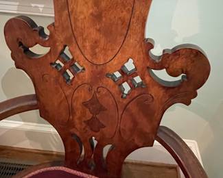 Victorian Eastlake Style Parlor Chair