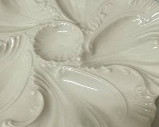 A. Lanternier Limoges Oyster Plate