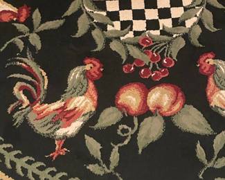 Dalyn Rug Company Rooster & Fruit Motif Area Rug