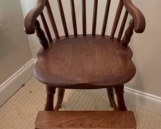 Vintage Child's Windsor High Chair