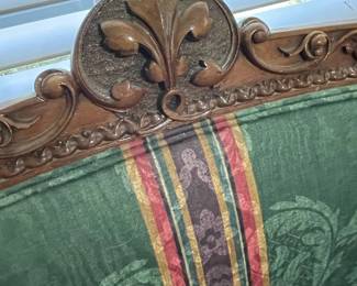 Victorian Rococo Revival Carved Mahogany Settee