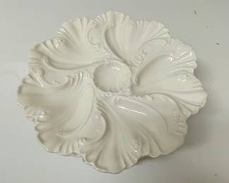 A. Lanternier Limoges Oyster Plate