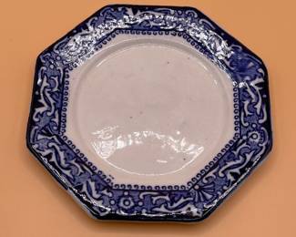 Georgian "Kyber" Pattern Octagonal Plate