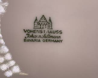Johann Haviland Sellmann Vohenstrauss Fox Hunting Plates