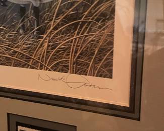 Neal Anderson 1991-92 Nebraska Waterfowl Stamp Print