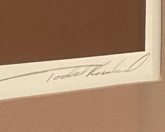 Todd Rowland "Mountain View" Limited Edition Artist's Proof Serigraph