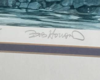 Bob Howard Limited Edition Print: The Pride of Baltimore off Thomas Point Light