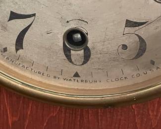 Waterbury Clock Co. "Silent Chime" Mantel Clock