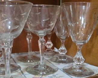 Crystal stemware