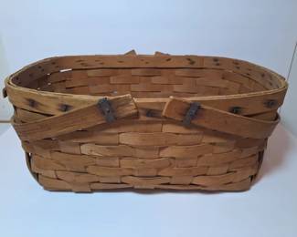 Large vintage market basket