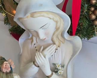 Lefton china hand painted Madonna