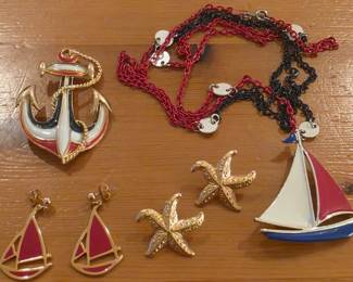 Nautical costume jewelry
