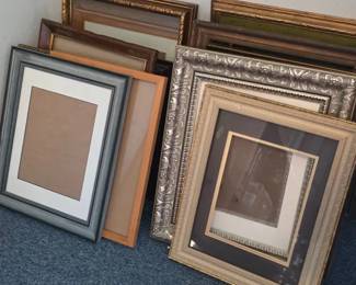 Several large lots of picture frames