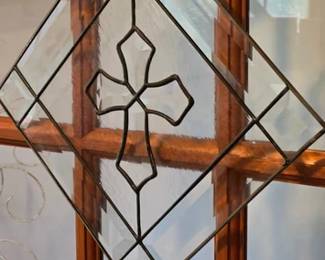 Large prism glass suncatcher