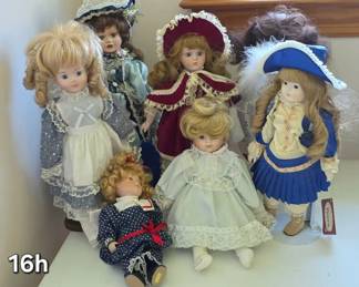 Porcelain collector dolls