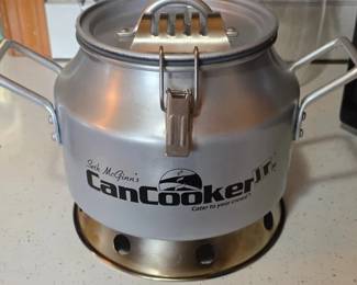 Seth McGinn's CanCooker Jr, a portable steam cooker