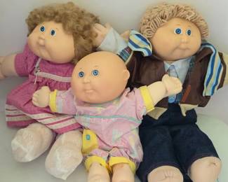 1980s and 90s Cabbage Patch dolls