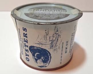 Cook's Oyster Company, Bena, Virginia, 10 oz. oyster can
