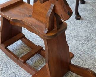 Vintage wood hobby horse