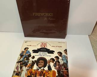 Jos Feliciano Fireworks LP and Soul Train Hall of Fame Compilation LP Sealed