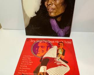 Dionne Warwicke Then Came You and Tony Bennett Tony Sings The Great Hits Of Today Vinyl Records