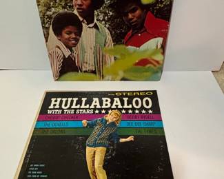 Vintage Vinyl Record Lot Jackson Maybe Tomorrow and Hullabaloo with the Stars Wyncote SW
