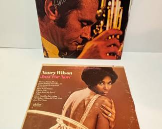 Stan Getz Another World and Nancy Wilson Just For Now Vinyl LPs